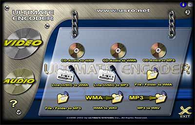 Ultimate Encoder 2002 Screenshot
